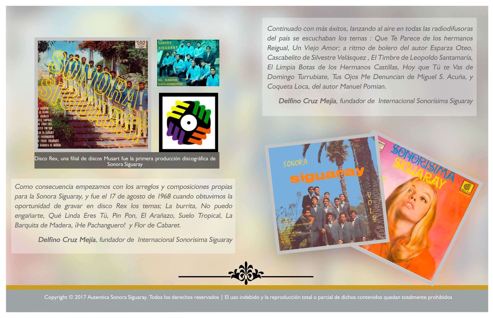 Discografía e historia de la Sonora Siguaray, página 3