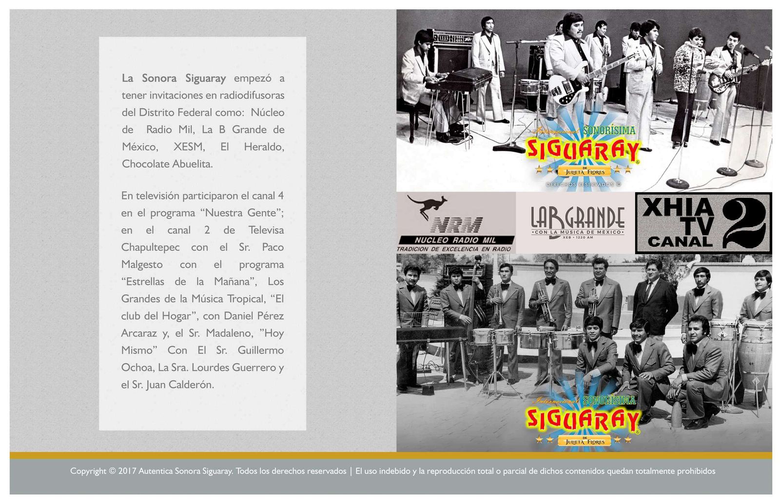 Discografía e historia de la Sonora Siguaray, página 6
