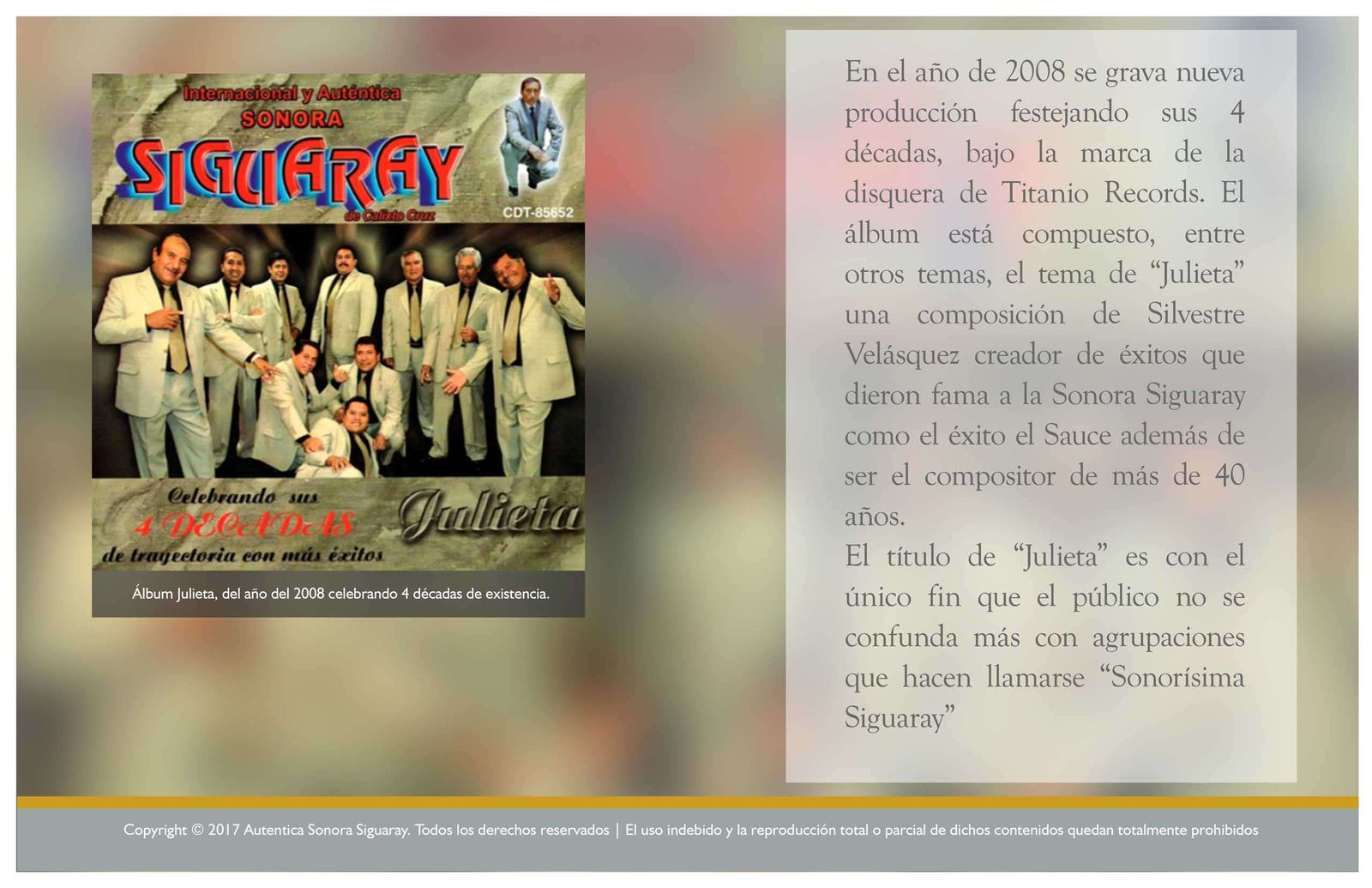 Discografía e historia de la Sonora Siguaray, página 14