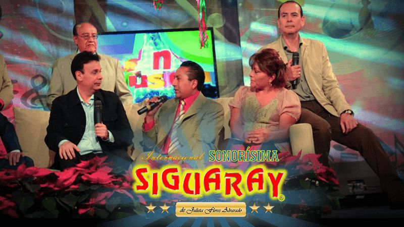Siguaray en un programa de televisión