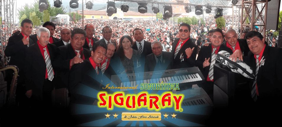 Siguaray en un festival al aire libre